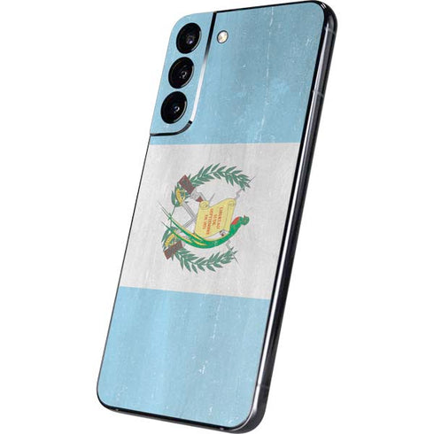 Guatemala Flag Distressed Galaxy S22 Plus Skin