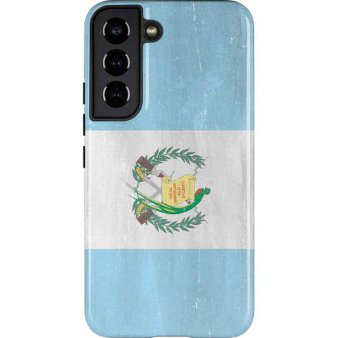 Guatemala Flag Distressed Galaxy S22 Pro Case