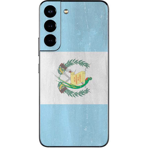 Guatemala Flag Distressed Galaxy S22 Skin
