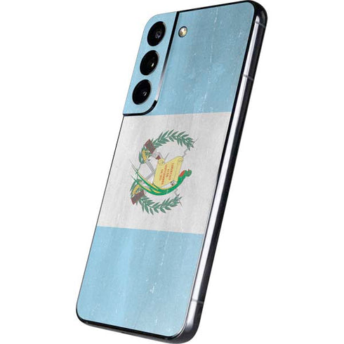 Guatemala Flag Distressed Galaxy S22 Skin