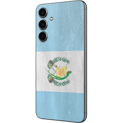 Guatemala Flag Distressed Galaxy S23 FE Skin