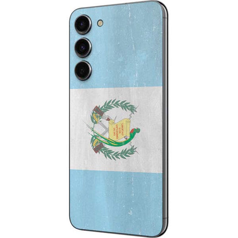 Guatemala Flag Distressed Galaxy S23 Plus Skin