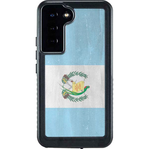 Guatemala Flag Distressed Galaxy S23 Plus Waterproof Case