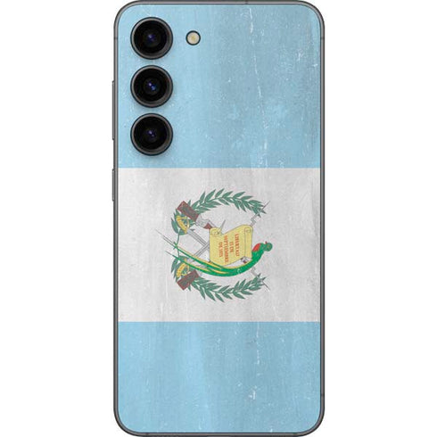 Guatemala Flag Distressed Galaxy S23 Skin