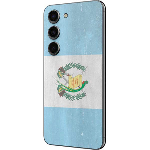 Guatemala Flag Distressed Galaxy S23 Skin