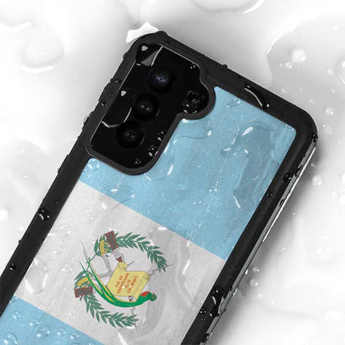 Guatemala Flag Distressed Galaxy S23 Waterproof Case