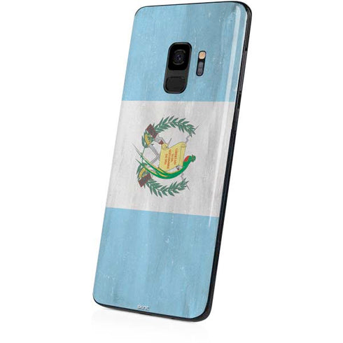 Guatemala Flag Distressed Galaxy S9 Skin