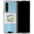 Guatemala Flag Distressed Galaxy Z Fold4 5G Clear Case