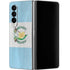 Guatemala Flag Distressed Galaxy Z Fold4 5G Skin