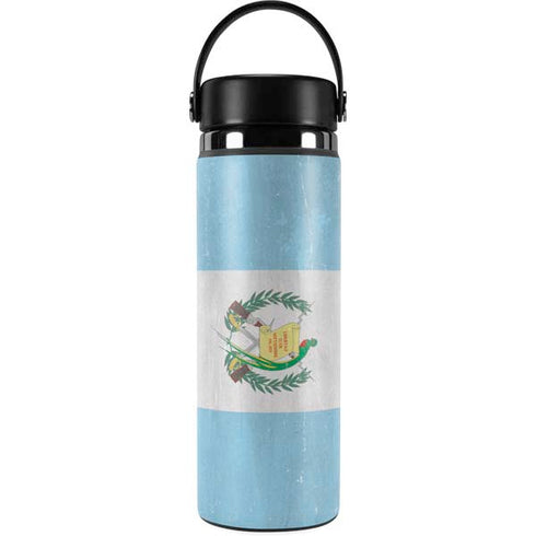 Guatemala Flag Distressed Hydro Flask 20oz Wide Mouth Skin