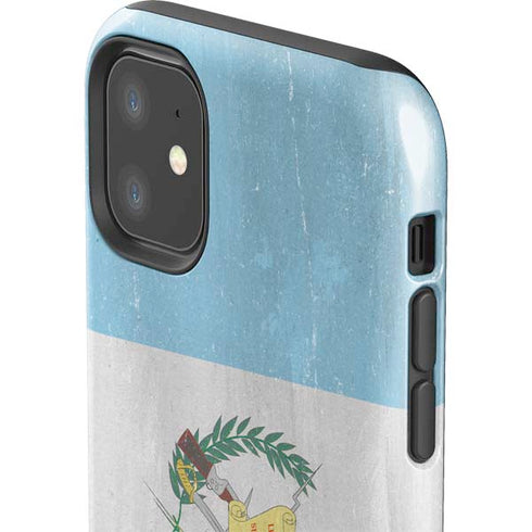 Guatemala Flag Distressed iPhone 11 Impact Case
