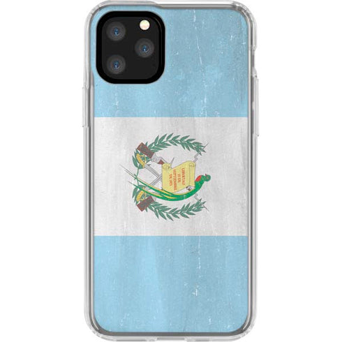 Guatemala Flag Distressed iPhone 11 Pro Clear Case