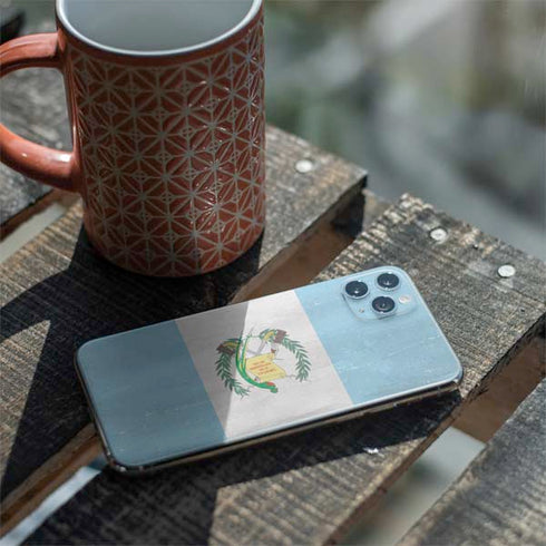 Guatemala Flag Distressed iPhone 11 Pro Max Skin