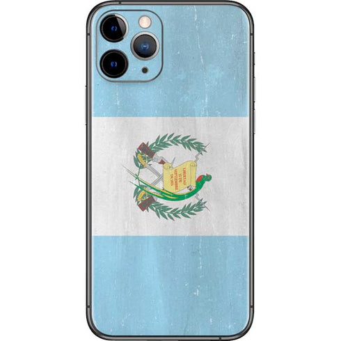 Guatemala Flag Distressed iPhone 11 Pro Skin