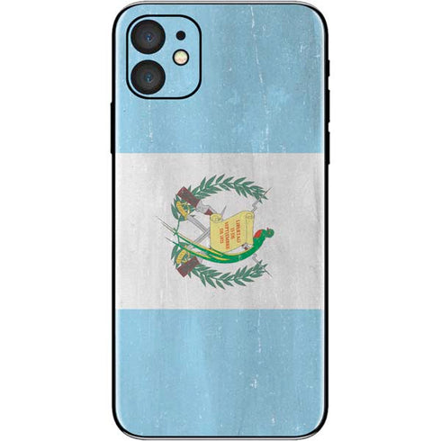 Guatemala Flag Distressed iPhone 11 Skin
