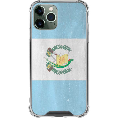 Guatemala Flag Distressed iPhone 12 Pro Max Clear Case