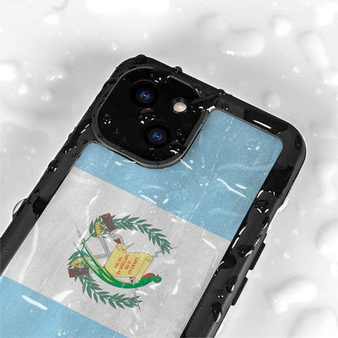 Guatemala Flag Distressed iPhone 13 Mini Waterproof Case