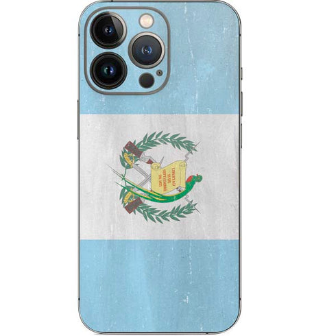 Guatemala Flag Distressed iPhone 13 Pro Skin