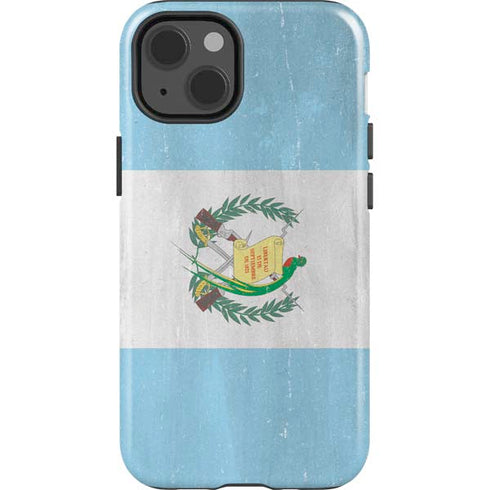 Guatemala Flag Distressed iPhone 14 Impact Case