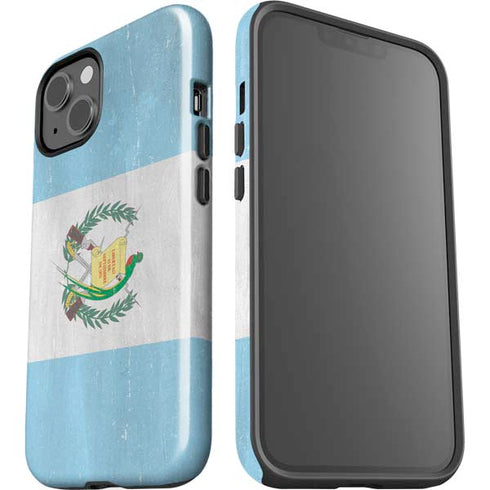 Guatemala Flag Distressed iPhone 14 Impact Case