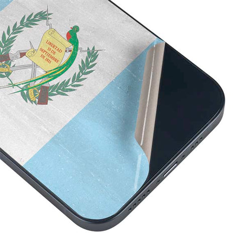 Guatemala Flag Distressed iPhone 15 Skin