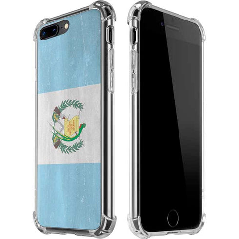 Guatemala Flag Distressed iPhone 7/8 Plus Clear Case