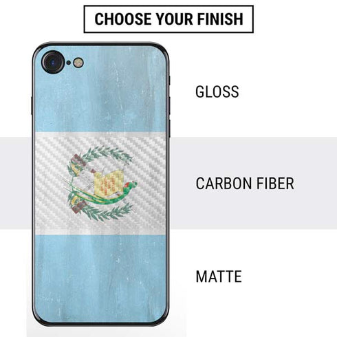 Guatemala Flag Distressed iPhone SE (2nd & 3rd Gen) Skin