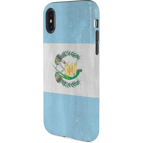 Guatemala Flag Distressed iPhone X Pro Case