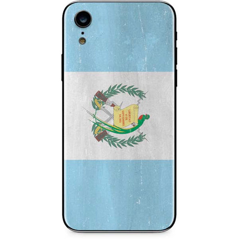 Guatemala Flag Distressed iPhone XR Skin