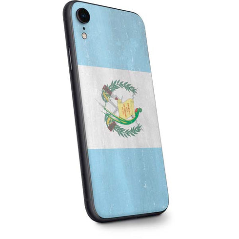 Guatemala Flag Distressed iPhone XR Skin