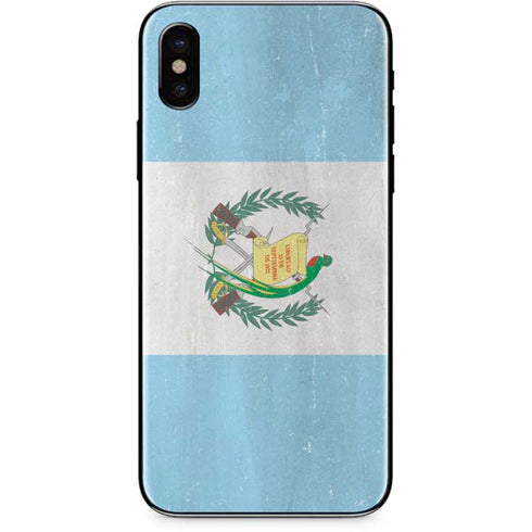Guatemala Flag Distressed iPhone XS Max Skin