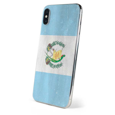 Guatemala Flag Distressed iPhone XS Skin