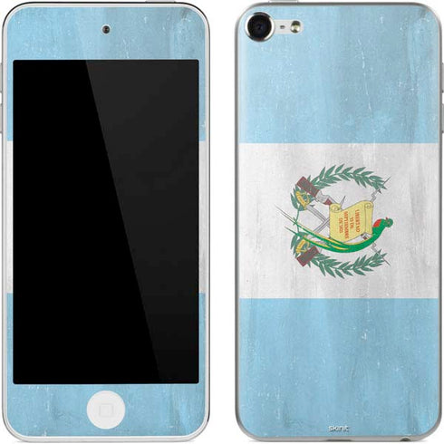 Guatemala Flag Distressed Apple iPod Skin