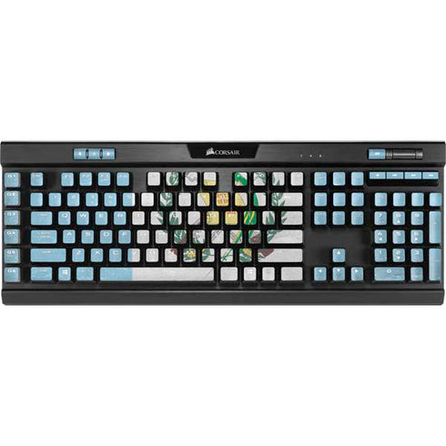 Guatemala Flag Distressed K95 RGB PLATINUM Mechanical Gaming Keyboard Skin