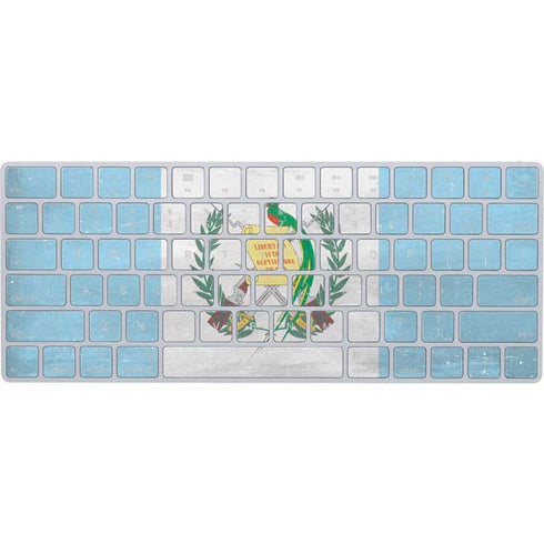 Guatemala Flag Distressed Magic Keyboard Skin