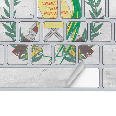Guatemala Flag Distressed Magic Keyboard Skin