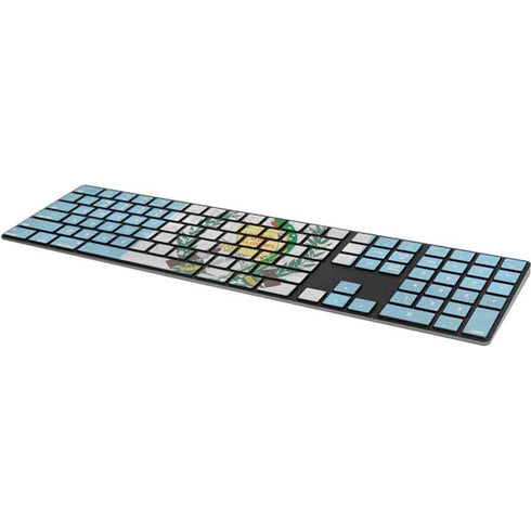 Guatemala Flag Distressed Magic Keyboard with Numeric Keypad Skin