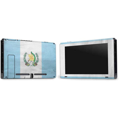 Guatemala Flag Distressed Nintendo Switch Bundle Skin