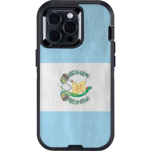 Guatemala Flag Distressed Otterbox Defender iPhone Skin