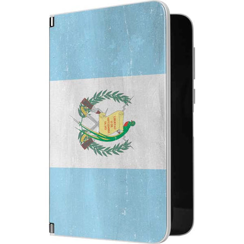 Guatemala Flag Distressed Surface Duo Skin
