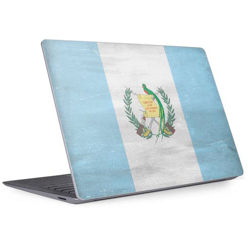 Guatemala Flag Distressed Surface Laptop 3 13.5in Skin