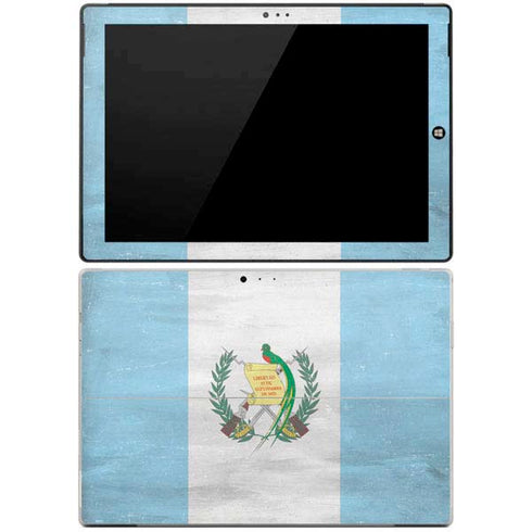 Guatemala Flag Distressed Surface Pro 3 Skin
