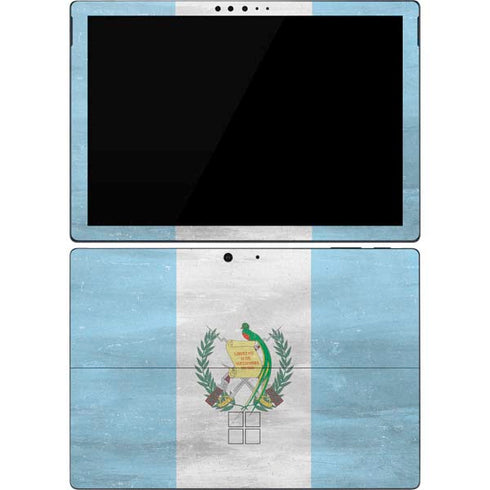 Guatemala Flag Distressed Surface Pro 7 Skin