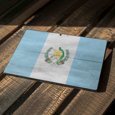 Guatemala Flag Distressed Surface Pro 7 Skin