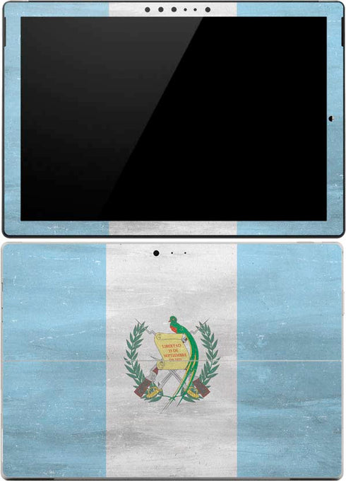 Guatemala Flag Distressed Surface Pro (2017) Skin