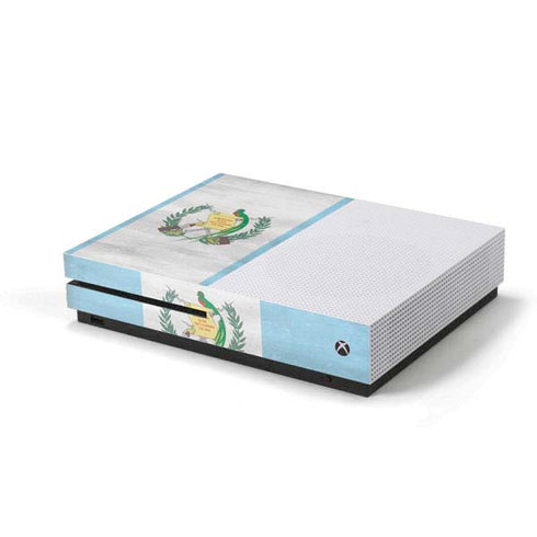 Guatemala Flag Distressed Xbox One S Console Skin