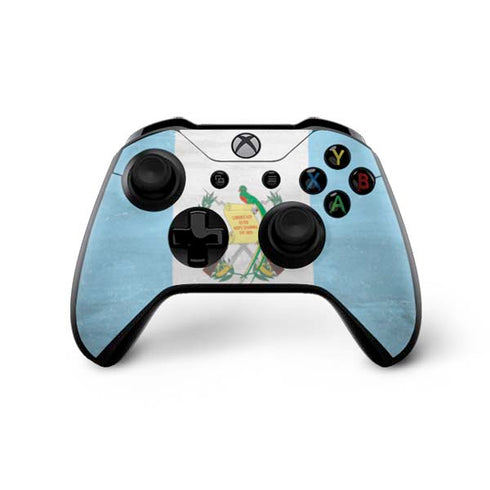 Guatemala Flag Distressed Xbox One X Controller Skin