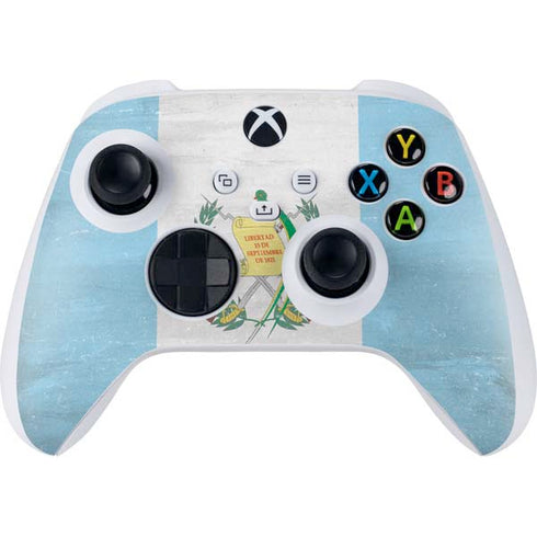 Guatemala Flag Distressed Xbox Series S Controller Skin