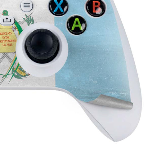 Guatemala Flag Distressed Xbox Series S Controller Skin