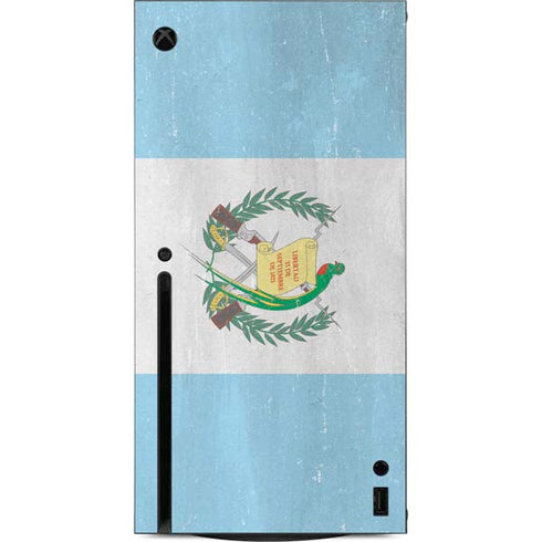 Guatemala Flag Distressed Xbox Series X Console Skin